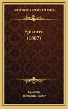 Hardcover Epicurea (1887) [Latin] Book