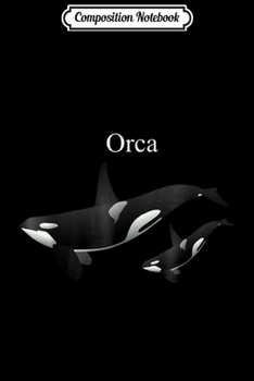 Paperback Composition Notebook: Orcas Swimming Killer Whale Duo Journal/Notebook Blank Lined Ruled 6x9 100 Pages Book
