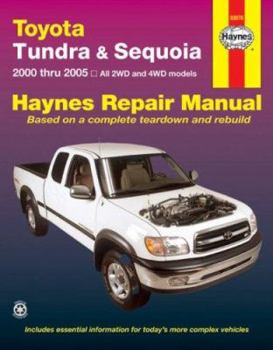 Paperback Toyota Tundra & Sequoia Automotive Repair Manual Book