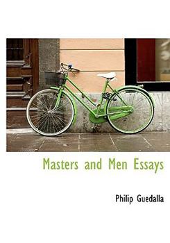 Paperback Masters and Men Essays Book