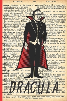Paperback Dracula: Blank Lined Notebook Journal: Great Unique Gift For Lovers of Dark Horror & Vampire Gothic Literature Fiction (Red) Book