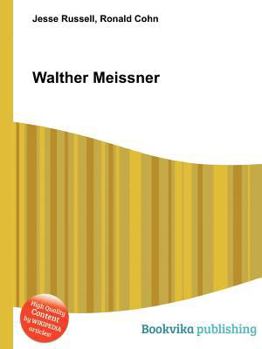 Paperback Walther Meissner Book