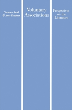 Paperback Voluntary Associations: Perspectives on the Literature Book