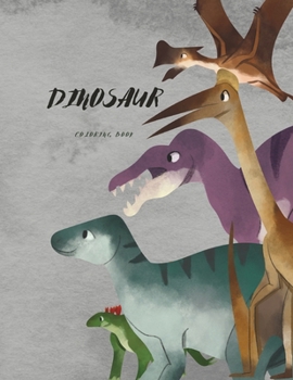 Paperback Dinosaur Coloring Book: Wonderful Dinosaur Coloring Book for Kids Age 4-12 Book