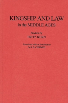 Hardcover Kingship and Law in the Middle Ages Book