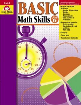Paperback Basic Math Skills Grade 6 Book