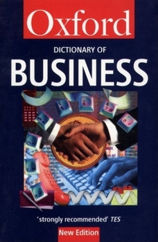Paperback A Dictionary of Business Book