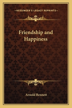 Friendship and Happiness