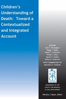 Paperback Children's Understanding of Death: Toward a Contextualized and Integrated Account Book