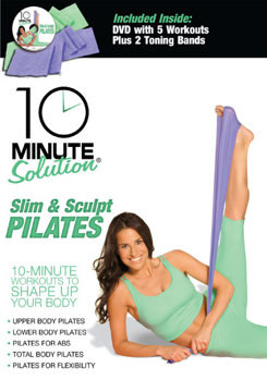 DVD 10 Minute Solution: Slim & Sculpt Pilates Book