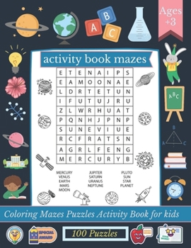 Paperback activity book mazes: Mazes For Kids Ages 4-8: Maze Activity Book | 4-6, 6-8 | Workbook for Games, Puzzles, and Problem Book