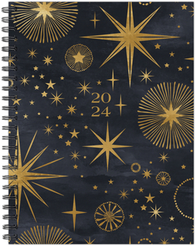 Spiral-bound Celestial Magic 2024 6.5 X 8.5 Softcover Weekly Planner Book