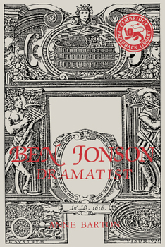 Paperback Ben Jonson: Dramatist Book