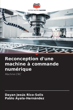 Paperback Reconception d'une machine à commande numérique [French] Book