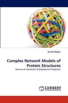 Paperback Complex Network Models of Protein Structures Book