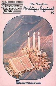 Paperback EKM #090 - Complete Wedding Songbook (For All Portable Keyboards) Book