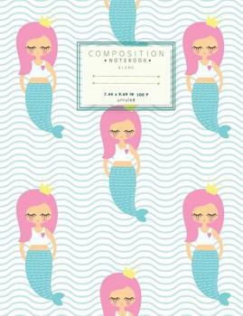 Paperback Blank Composition Notebook Unruled: No Lined Ruled Pages Composition Book for Office / School / Planner / Notes / Journal Book