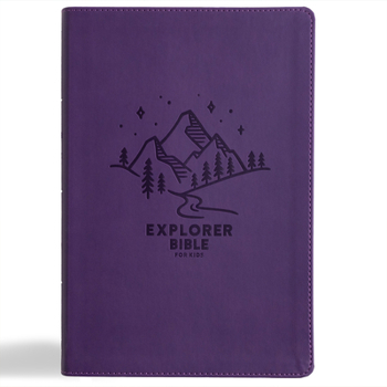 KJV Explorer Bible for Kids, Purple LeatherTouch, Indexed, Red Letter, Full-Color Design, Photos, Illustrations, Charts, Videos, Activities, Easy-to-Read Bible MCM Type