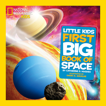 Hardcover National Geographic Little Kids First Big Book of Space Book