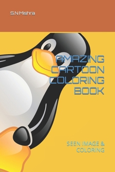 Paperback Cartoon Coloring Book: Seen and Coloring Book