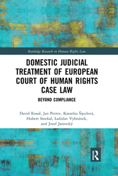 Paperback Domestic Judicial Treatment of European Court of Human Rights Case Law: Beyond Compliance Book