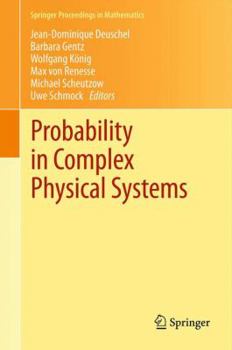 Paperback Probability in Complex Physical Systems: In Honour of Erwin Bolthausen and Jürgen Gärtner Book