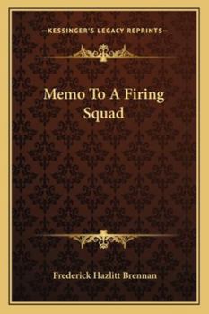 Paperback Memo To A Firing Squad Book