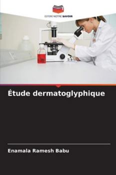 Paperback Étude dermatoglyphique [French] Book