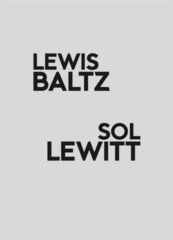 Paperback Lewis Baltz / Sol Lewitt Book