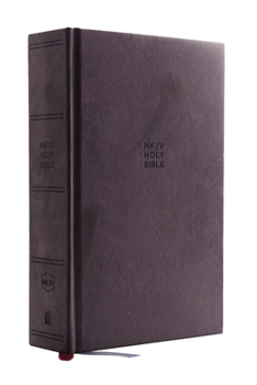 Hardcover NKJV, Single-Column Reference Bible, Cloth Over Board, Gray, Red Letter Edition, Comfort Print Book