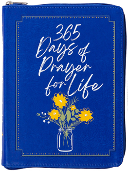 Imitation Leather 365 Days of Prayer for Life Ziparound Devotional Book