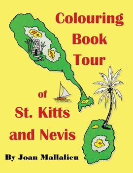 Paperback Colouring Book Tour of St. Kitts and Nevis Book