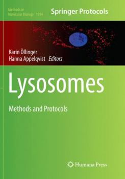 Paperback Lysosomes: Methods and Protocols Book