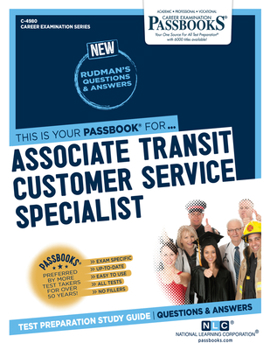 Paperback Associate Transit Customer Service Specialist (C-4980): Passbooks Study Guide Volume 4980 Book