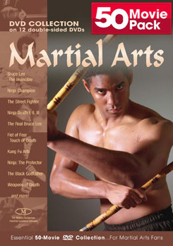 Martial Arts 50 Movie Pack: Black Cobra - The Black Godfather - The Master - The Real Bruce Lee - The Street Fighter - TNT Jackson - Ninja Death - Heroes of Shaolin + 42 more!