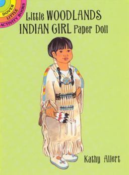 Paperback Little Woodlands Indian Girl Paper Doll Book