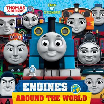 Paperback Engines Around the World (Thomas & Friends) Book