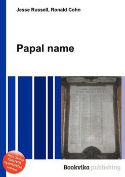 Paperback Papal Name Book