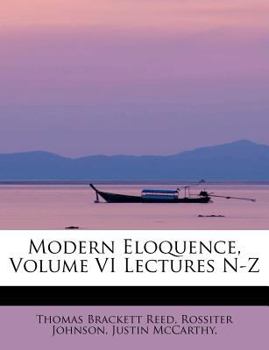 Paperback Modern Eloquence, Volume VI Lectures N-Z Book