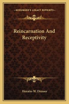 Paperback Reincarnation And Receptivity Book