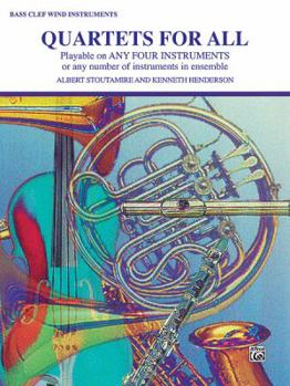 Paperback Quartets for All: Bass Clef (For All Series) Book