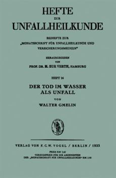 Paperback Der Tod Im Wasser ALS Unfall [German] Book
