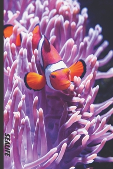 Paperback Sea Life: 6x9 120 page lined paperback notebook exercise book - beautiful underwater creatures, ocean notebook for school or cre Book