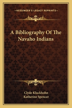 Paperback A Bibliography of the Navaho Indians Book