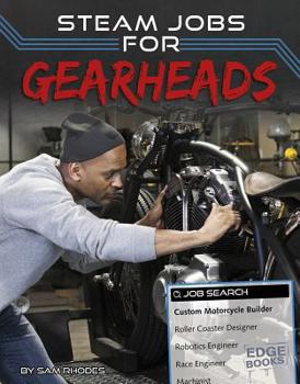 Hardcover STEAM Jobs for Gearheads Book