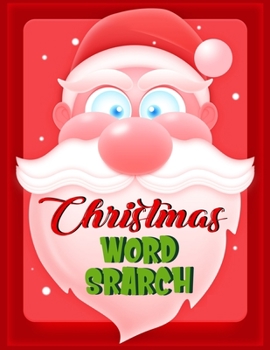 Paperback Christmas word search.: Easy Large Print Puzzle Book for Adults, Kids & Everyone for the 25 Days of Christmas. Book