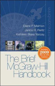 Spiral-bound The Brief McGraw-Hill Handbook: Includes 2009 MLA & APA Updates Book