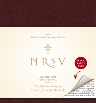 Hardcover Xtra Large Print Bible-NRSV [Large Print] Book