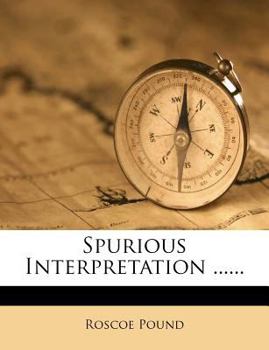 Paperback Spurious Interpretation ...... Book