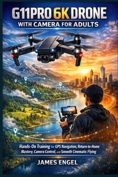 Paperback G11pro 6k Drone with Camera for Adults: Hands-On Training for GPS Navigation, Return-to-Home Mastery, Camera Control, and Smooth Cinematic Flying Book